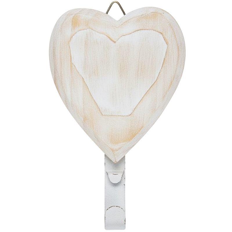 Biele wash srdiečko