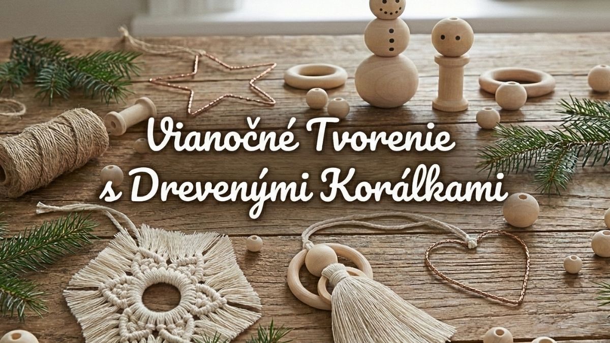 5+1 nápadov na ozdoby z drevených korálok, ktoré si zamilujete