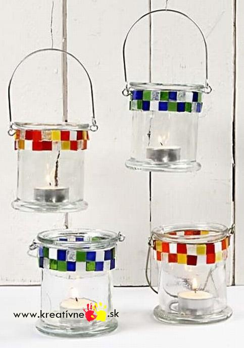 Svietnik s držiakom 10x9cm, 1 ks