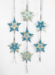 Papierové hviezdy 40 ks