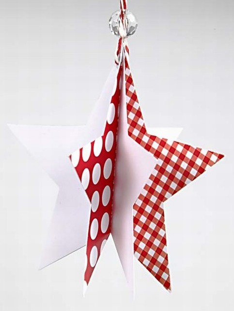 Papierové hviezdy 40 ks