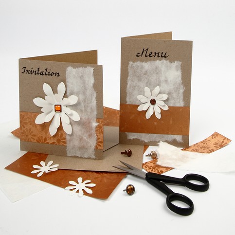 Perleťový papier A4- Margarétka, 120g, 10ks