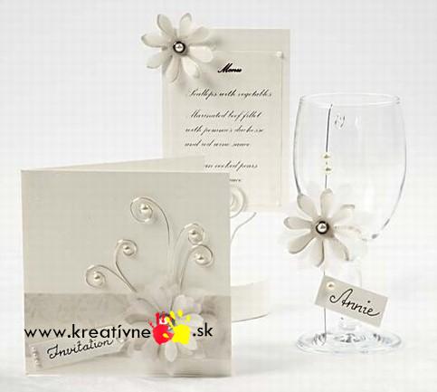 Perleťový papier A4, Margaretka, 120g, 10 ks