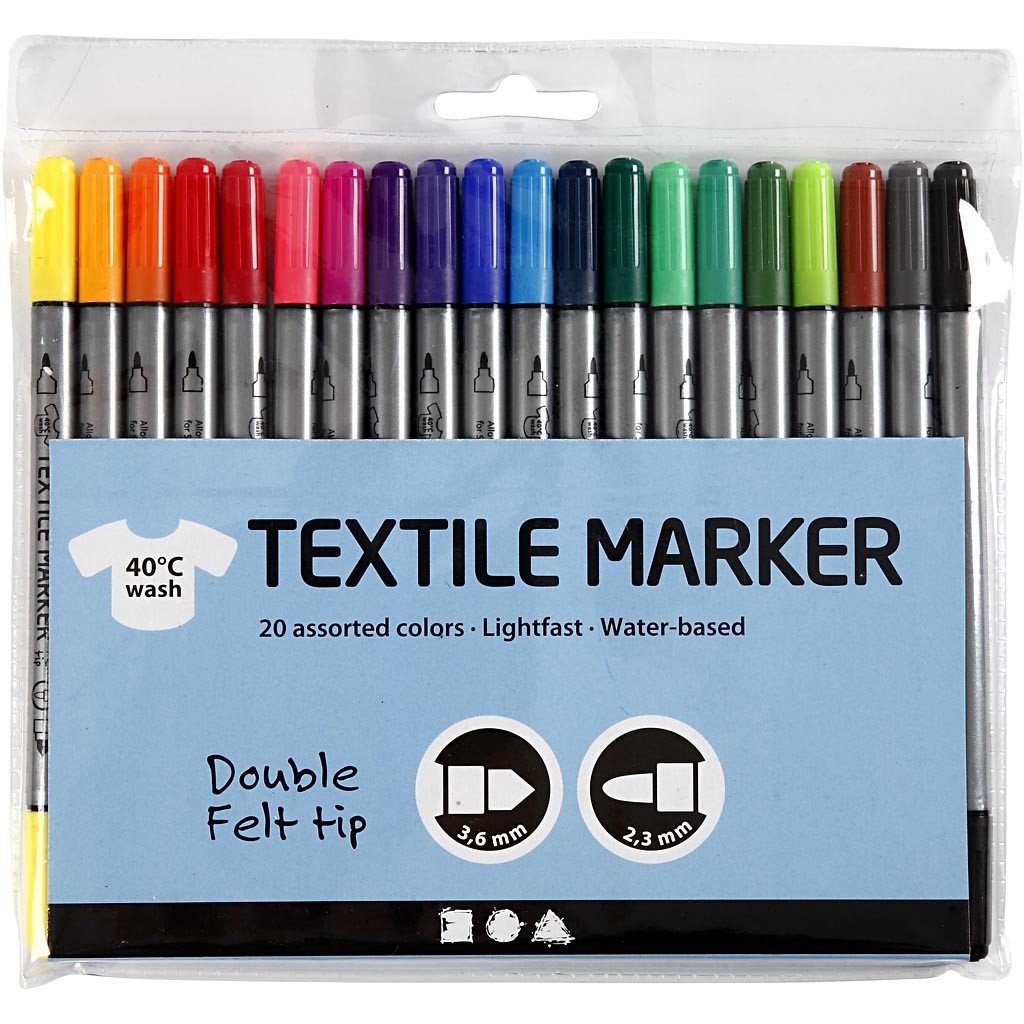 Fixky na textil Glitter 6 ks
