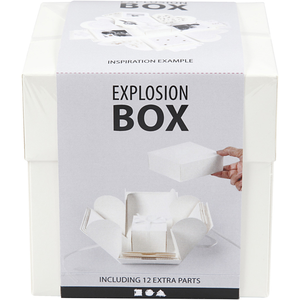 Explosion box, 7x7x7.5+12x12x12 cm