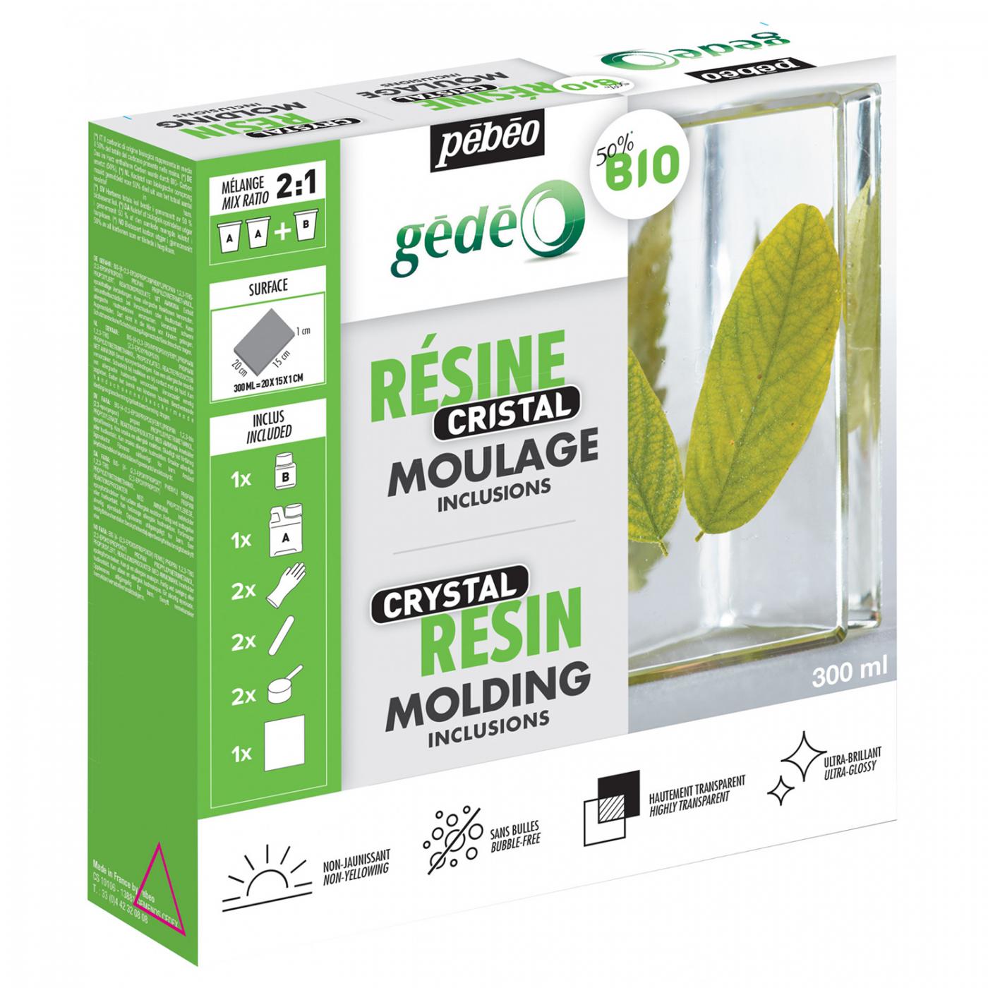 BIO Krištálová živica Gédéo 300 ml, Číra
