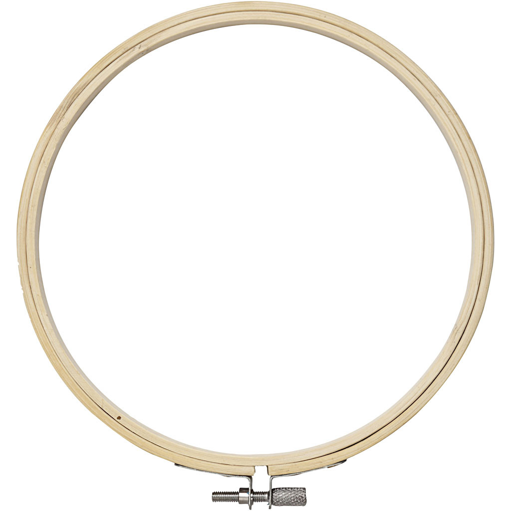 Vyšívací rám drevený 15 cm, 1 ks