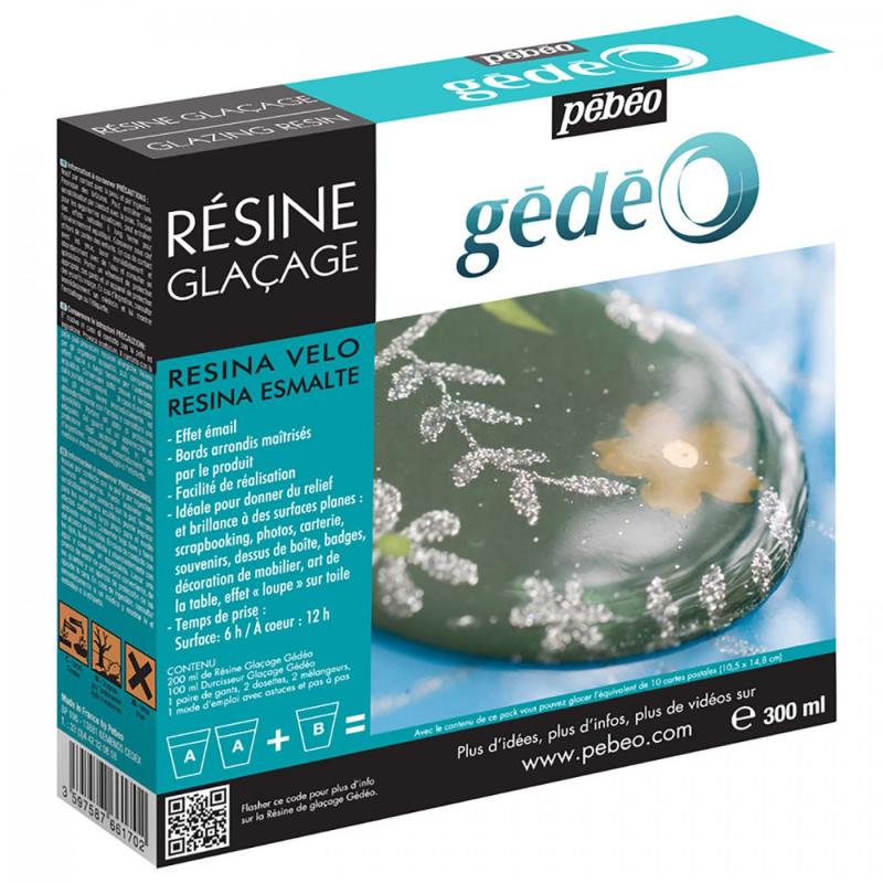Krištálová glazúrovacia živica Gédéo 300 ml, Číra