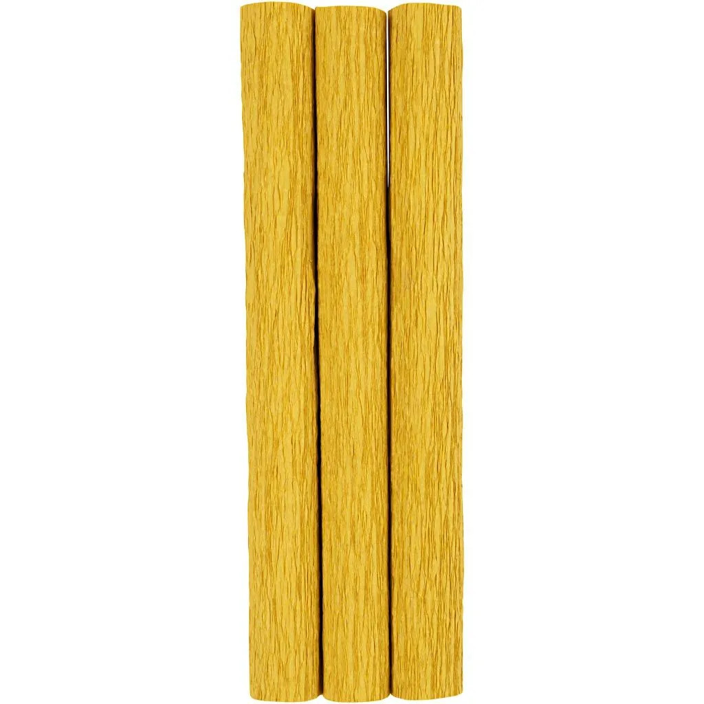Krepový papier Curry 25x60 cm, 3 ks