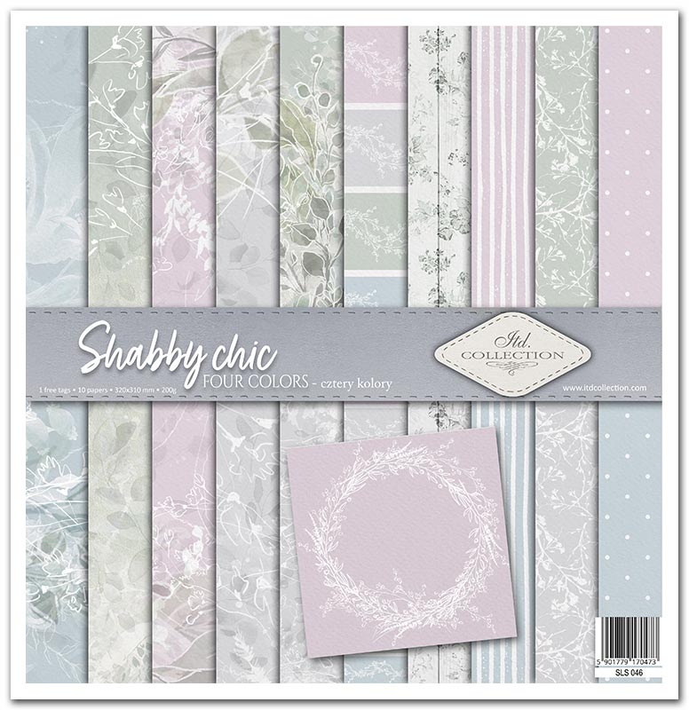 Sada scrapbook papierov Shabby Chic 30x30cm, 10 ks