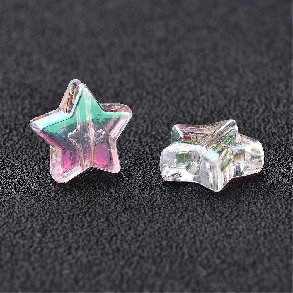 Plastové hviezdičky 10mm, 10 g