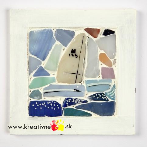 Rám z drevotriesky 10x10cm
