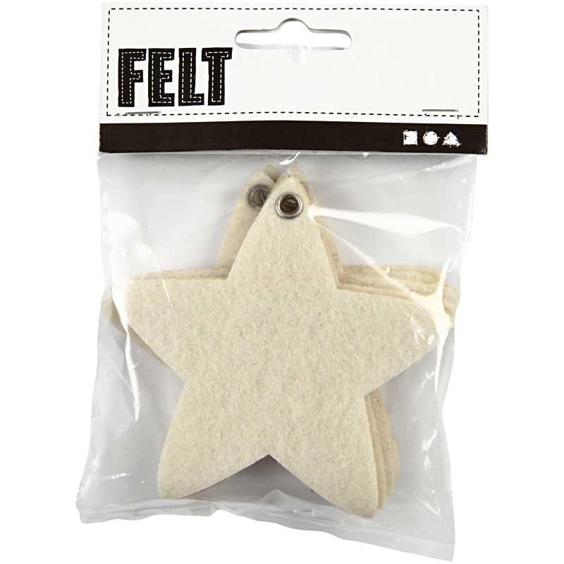 Filcové ozdoby 5 ks