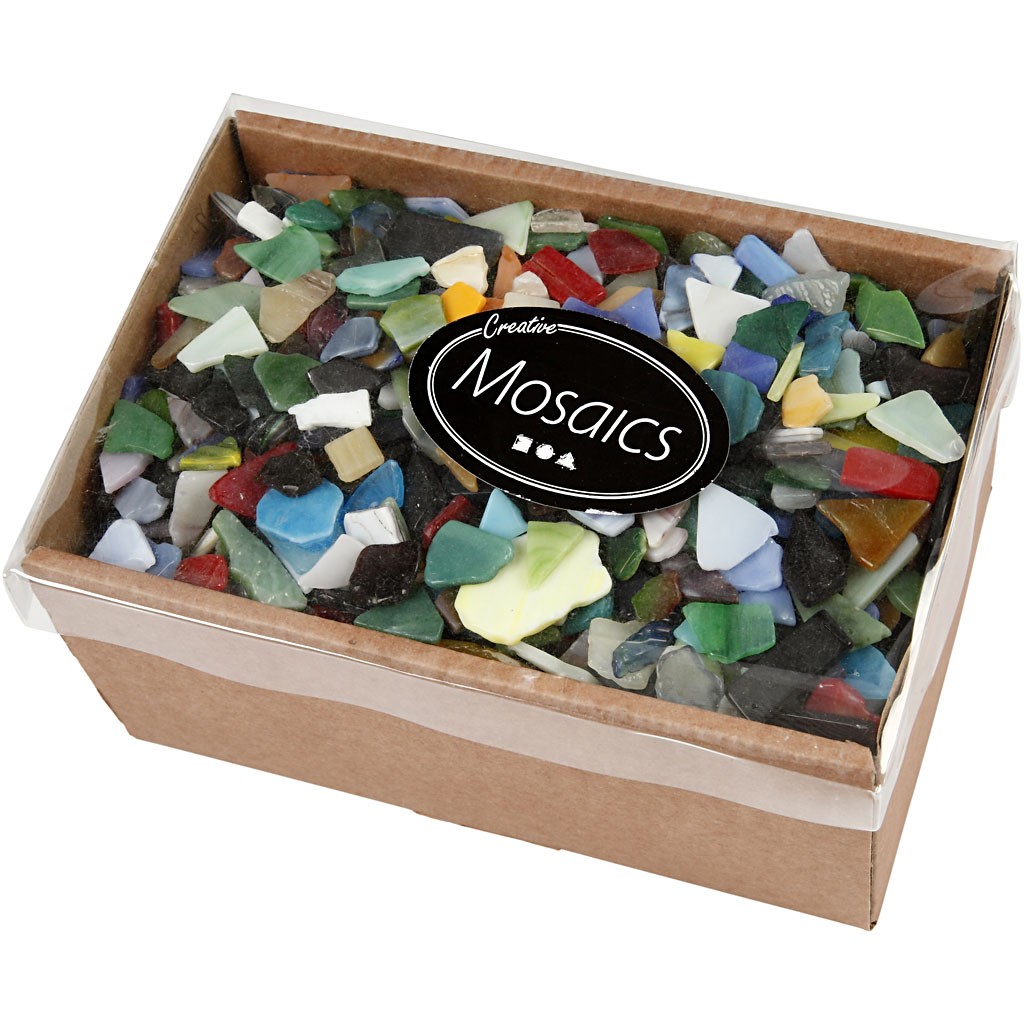 Sklenená mozaika mix, 8-20mm, 2 kg