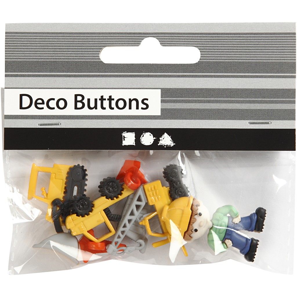 Gombíky stavbár 10-30 mm x 14-29 mm, 6 ks