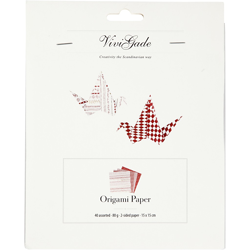 Origami papier 15x15cm, 80g, 40 ks