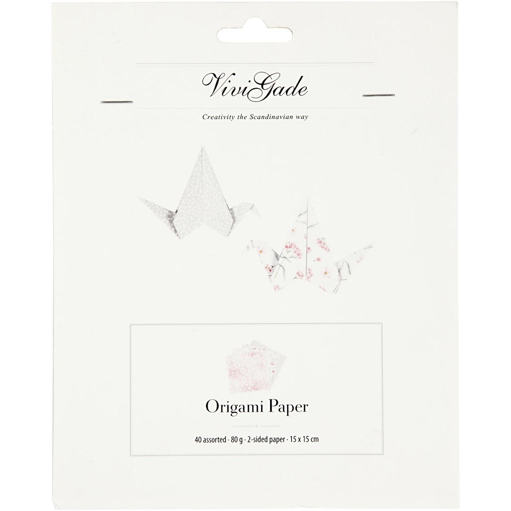 Origami papier 15x15cm, 80g, 40 ks