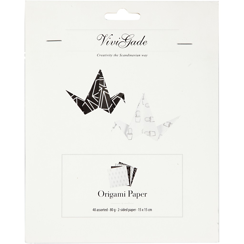 Origami papier 15x15cm, 80g, 40 ks