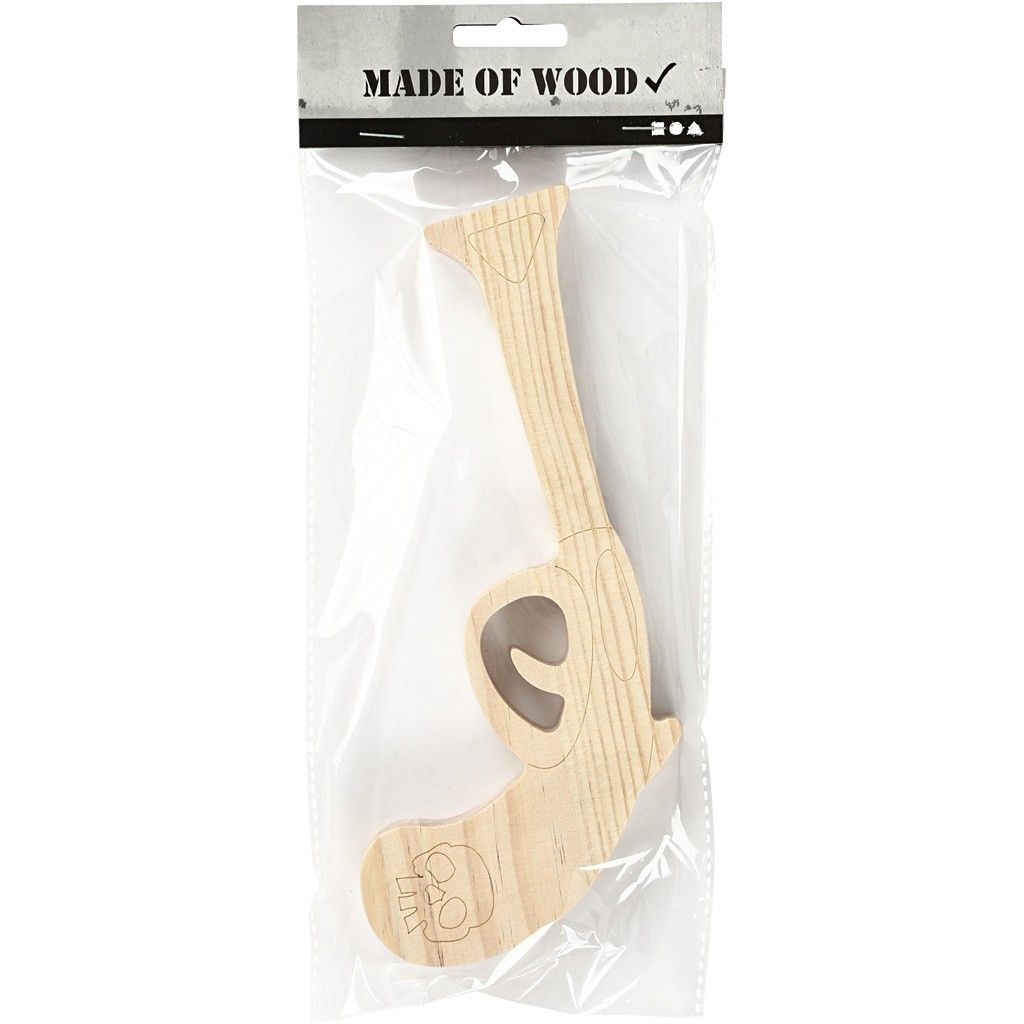 Drevená pištoľ 20,5x9,5cm