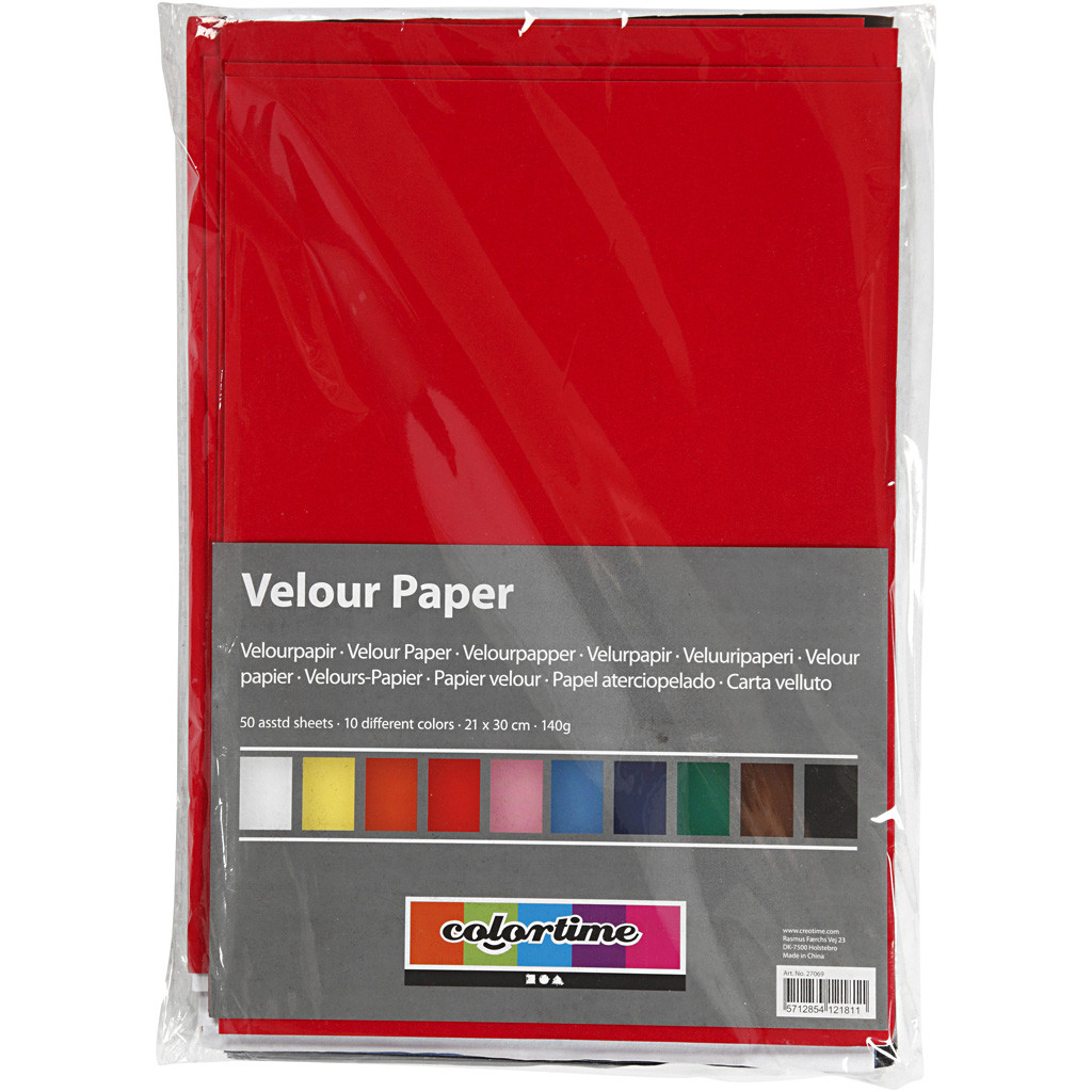 Papier Farebný mix 140g, 50 ks