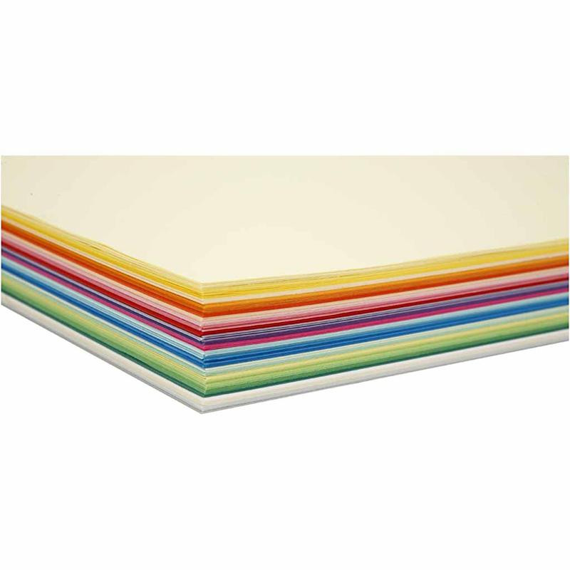 Papier Farebný mix 80g, 290 ks