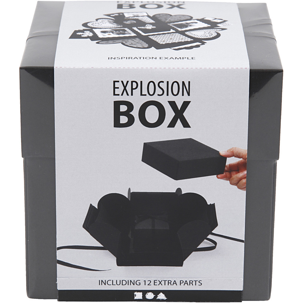 Explosion box, 7x7x7.5+12x12x12 cm