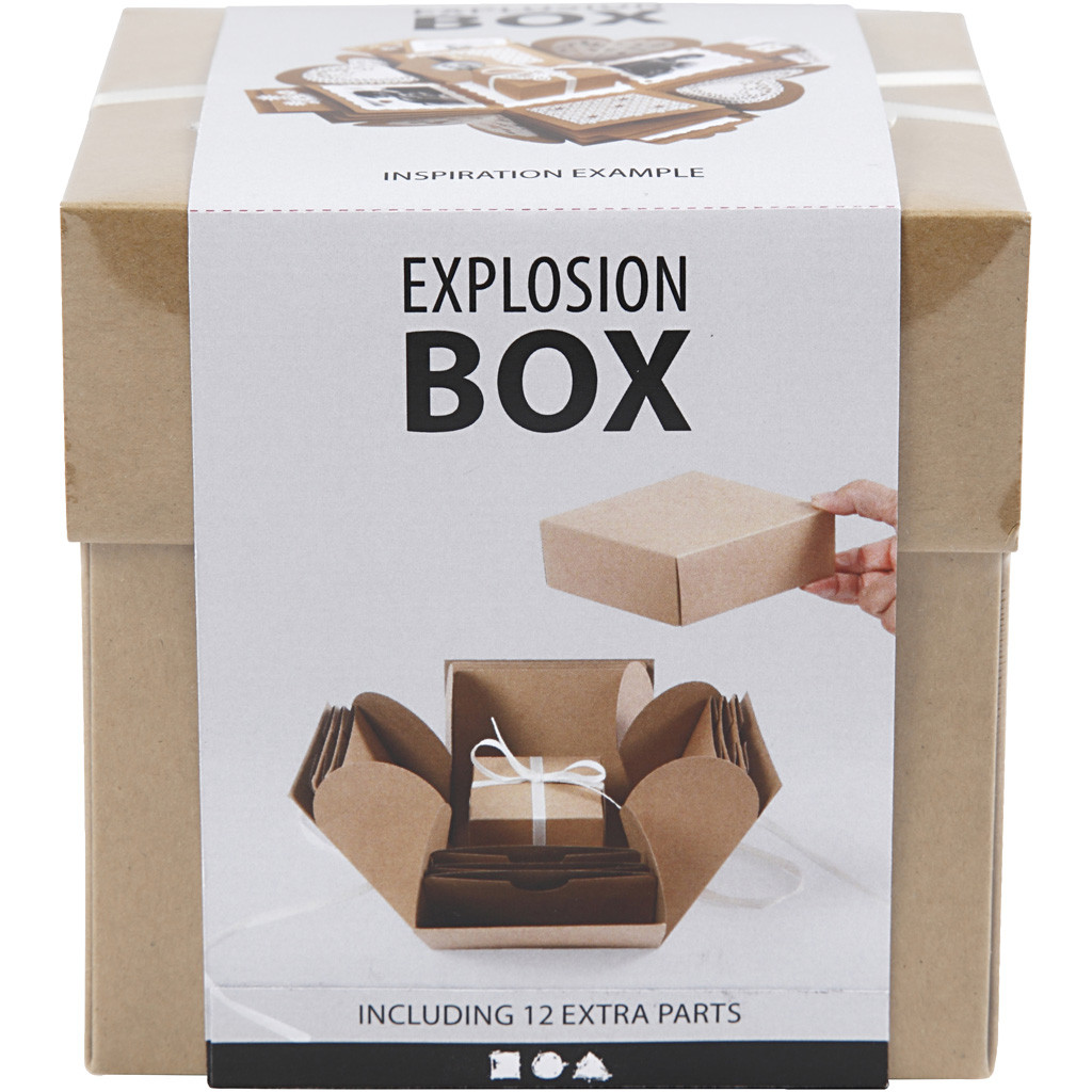 Explosion box, 7x7x7.5+12x12x12 cm