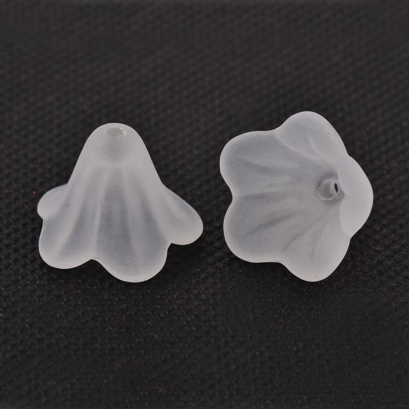 Plastové kvetinky 14x10mm, 10g