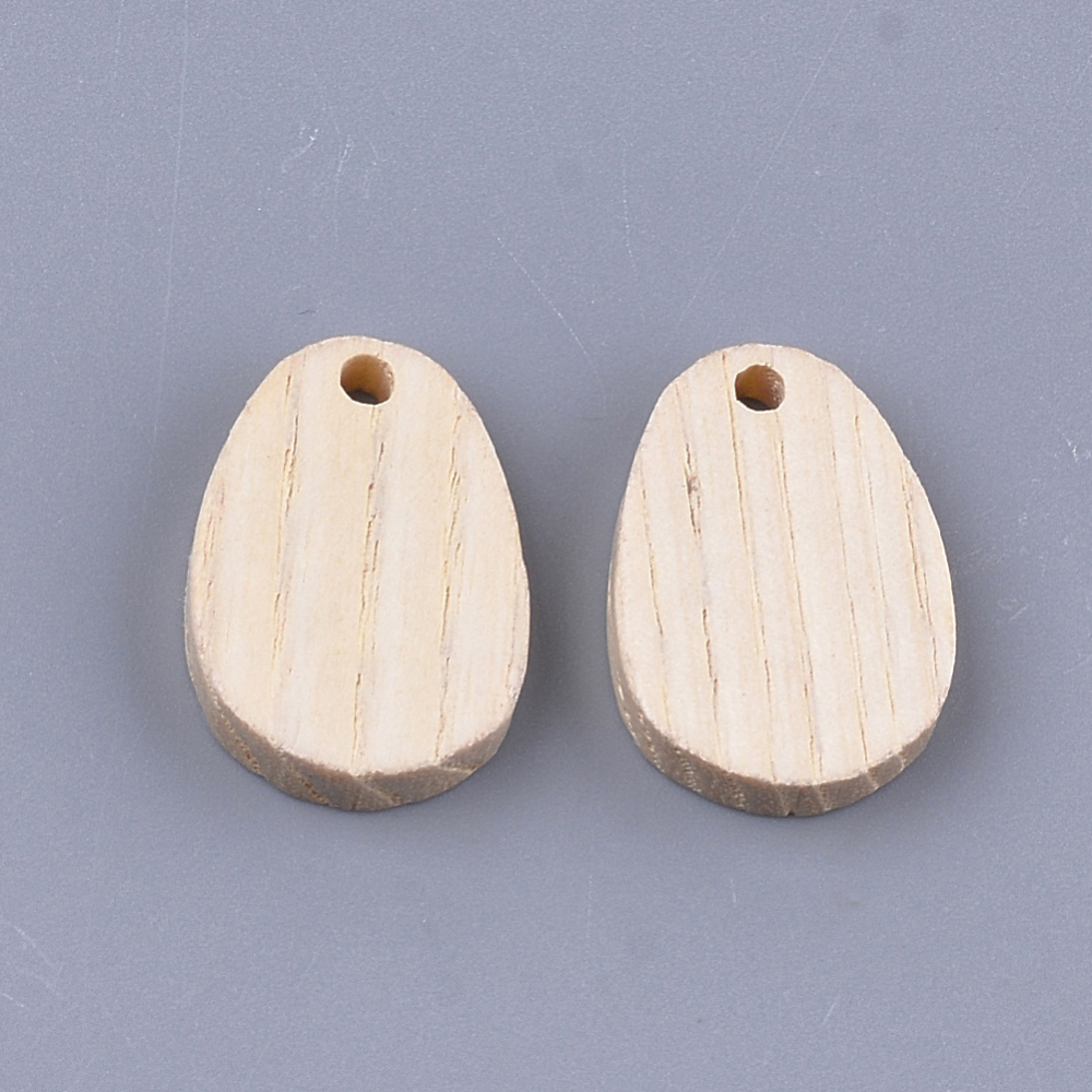 Drevené prívesky 20.5x14.5mm, 5 ks