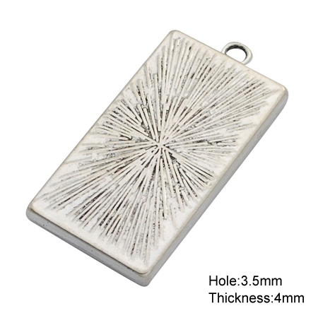 Kovové lôžko 48x24x4mm, 2 ks