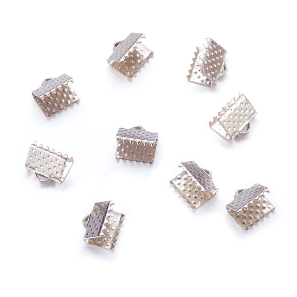 Zakončenie na stuhu bez niklu 8x6mm, 10 ks
