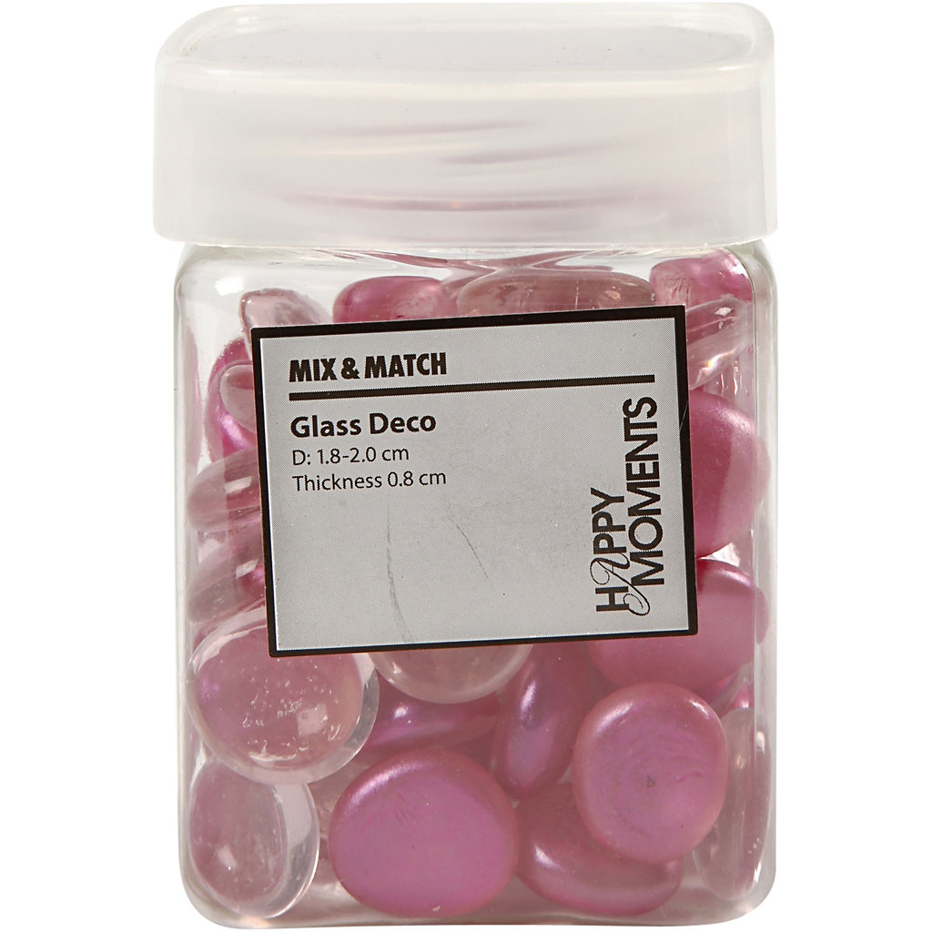 Sklenené kamienky 18-20mm, 370g