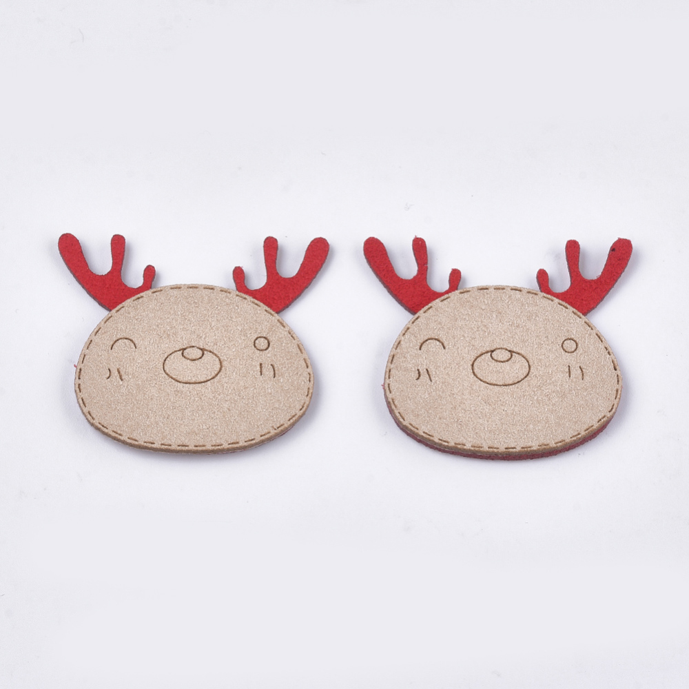 Filcové výrezy Vianoce 39x43mm, 5 ks