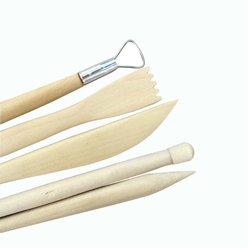 Drevené pomôcky na modelovanie 5 ks