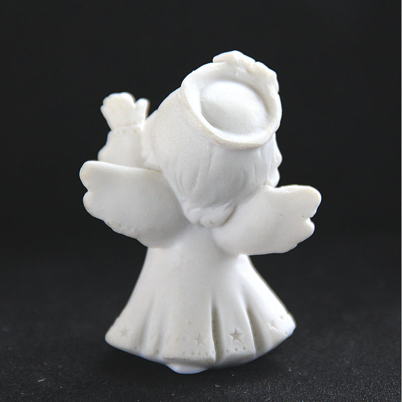 Sadrový anjel  4,5x5,5 cm, 1 ks