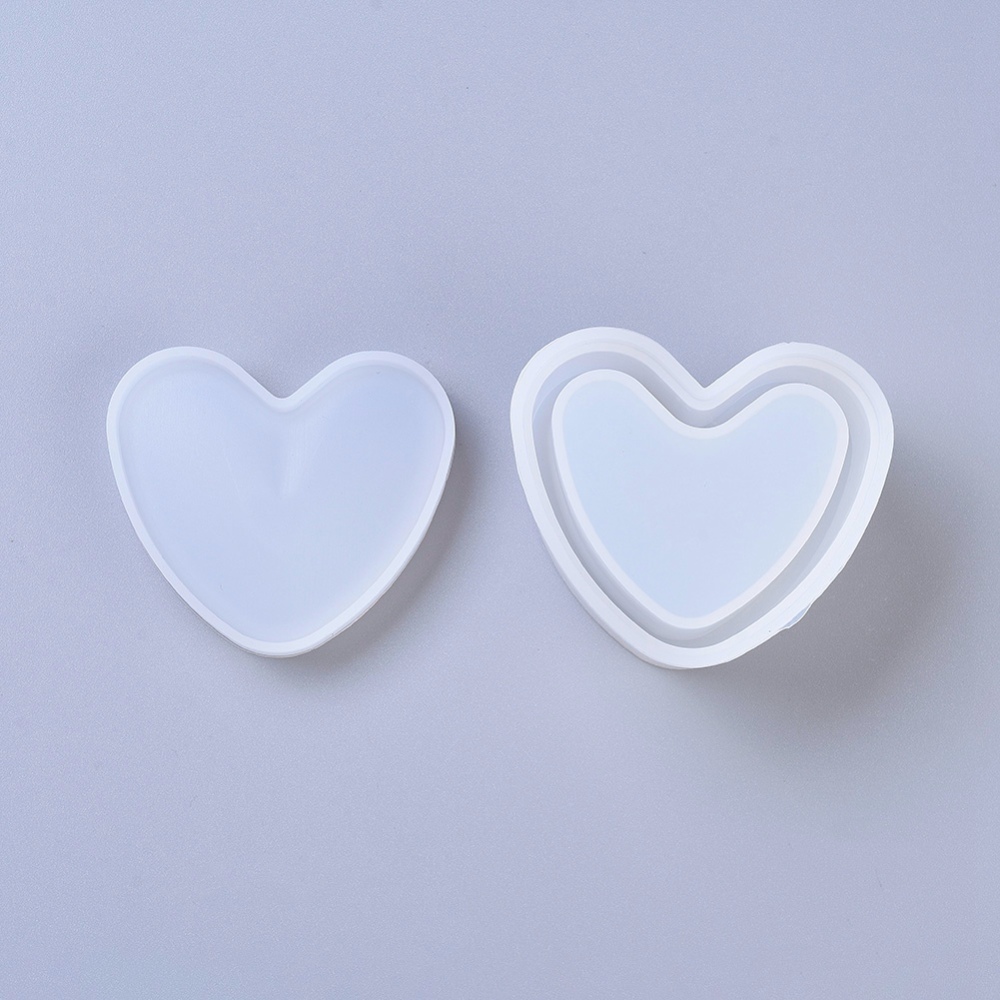 Silikónová forma Srdce 63x74x12mm, 1 sada