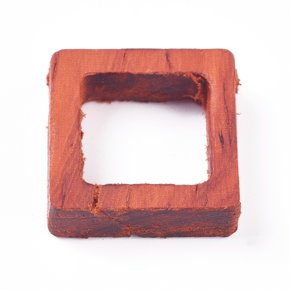 Rám zo santalového dreva 16.2x16.2x4.8mm, 2 ks