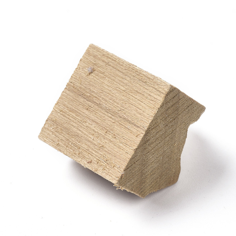 Drievko zo santalového dreva 20.5x19.5~20x20~21mm, 2 ks