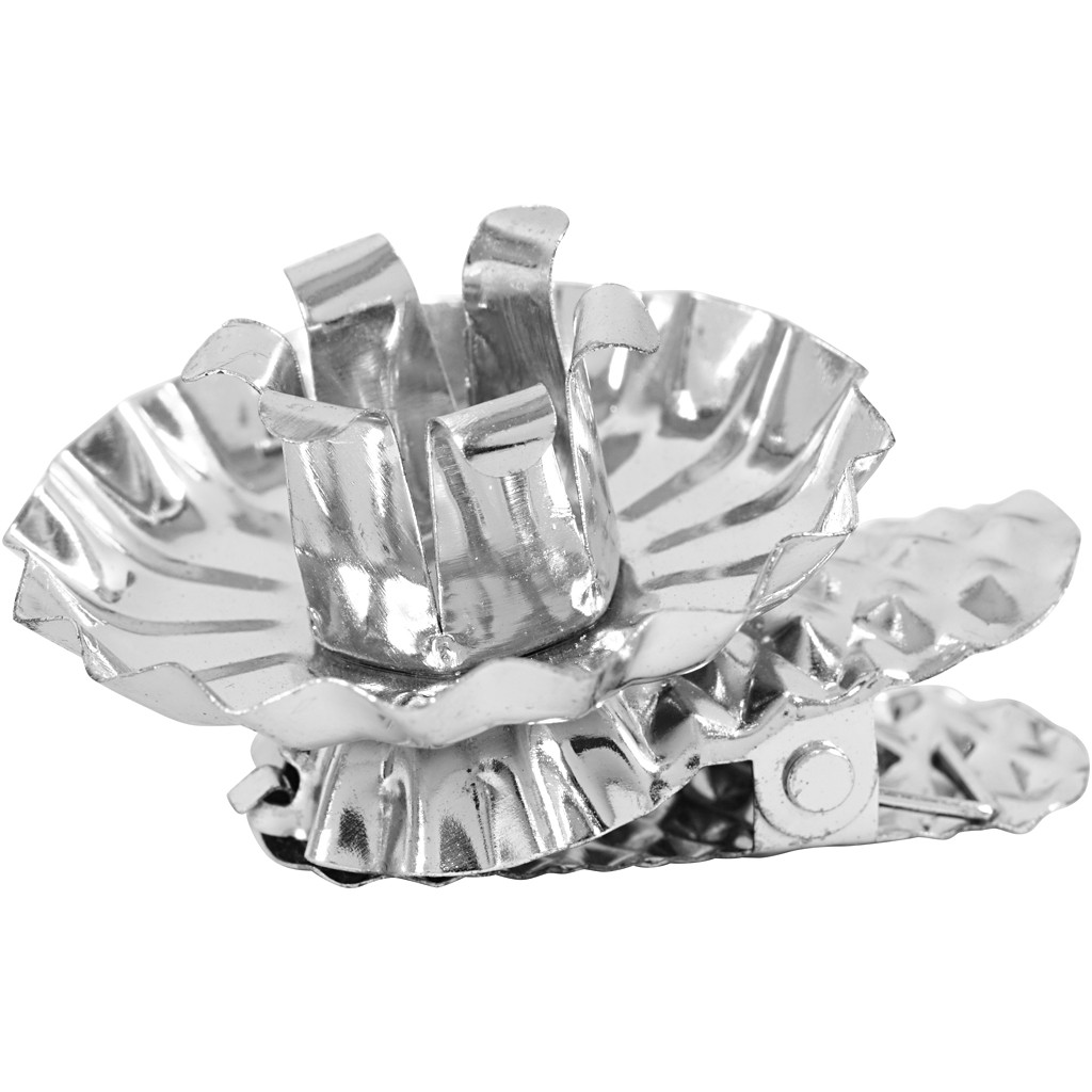 Klip na sviečky 4 cm, 8 ks