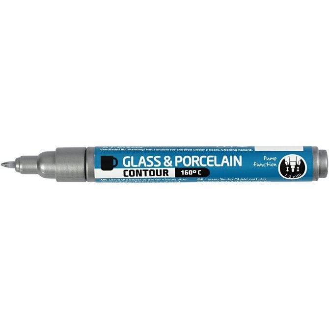 Fixka na sklo a porcelán kontúra 1-2 mm