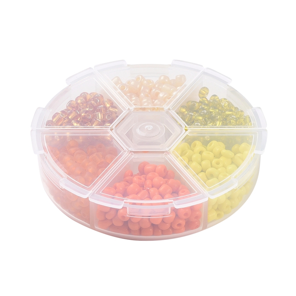 Sklenený rokajl v krabičke 4mm 60g, 1 ks