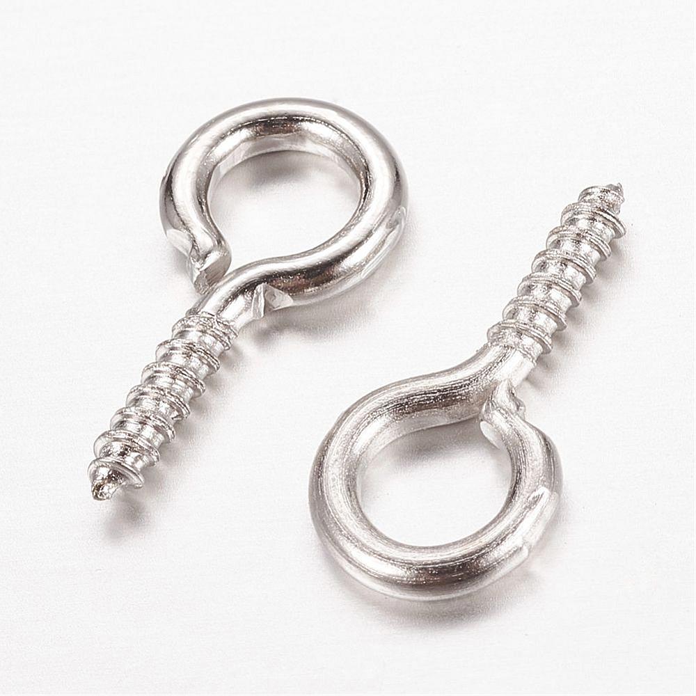 Skrutka s okom 13x6.5x1.5mm, 100 ks