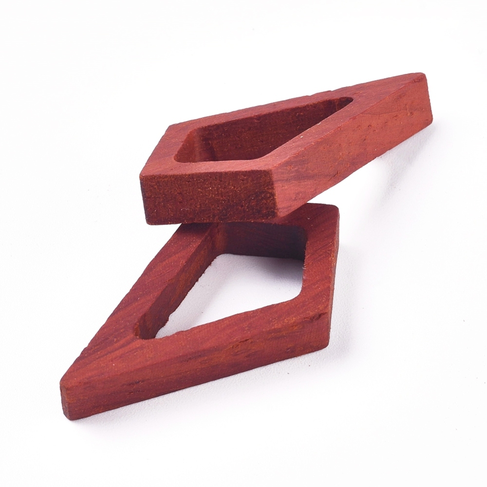 Rám zo santalového dreva 27.5x15.6x4.9mm, 1 ks