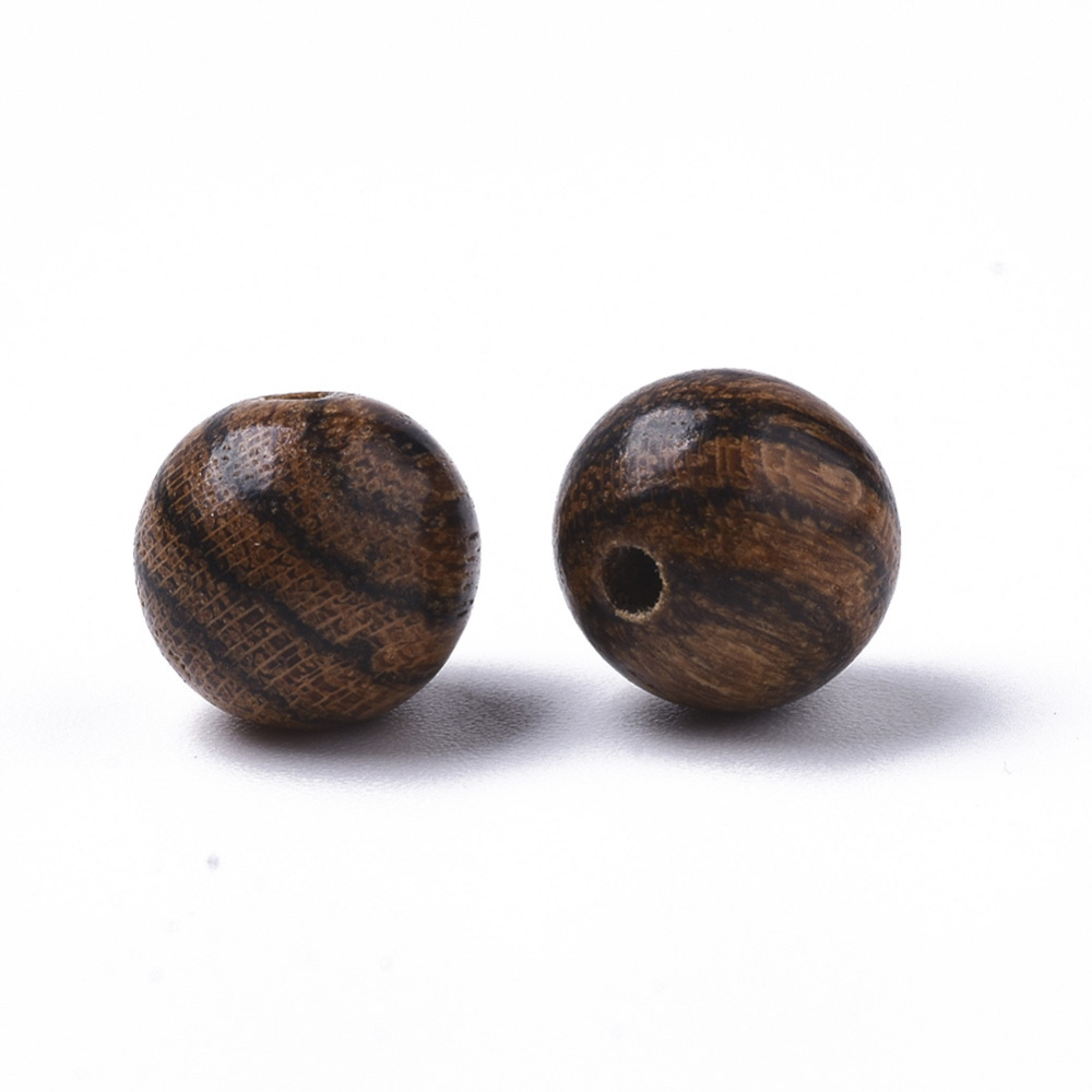 Drevené korálky zo santalového dreva 8 mm, 50 ks