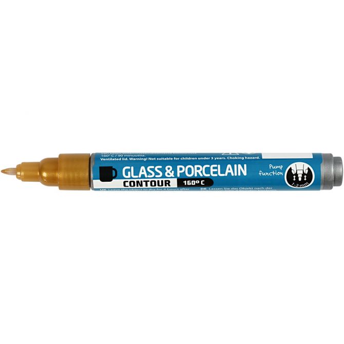 Fixka na sklo a porcelán kontúra 1-2 mm