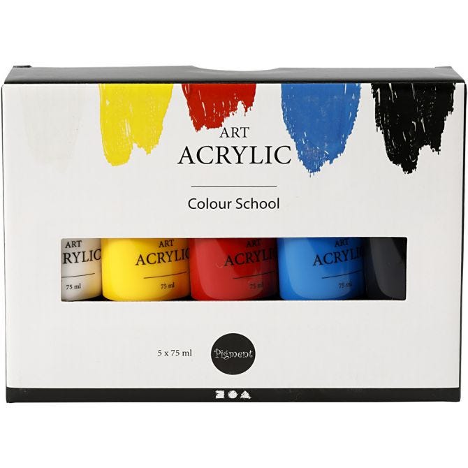 Pigment Akrylová farba 5 x 75 ml