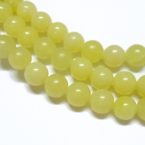 Korálky z prírodného kameňa Jadeit 6mm, 64 ks