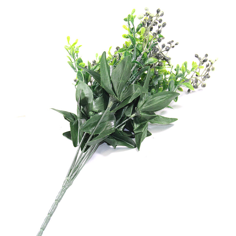 Dekoratívna kytička vetvičky s bobuľami 44cm, 1 ks
