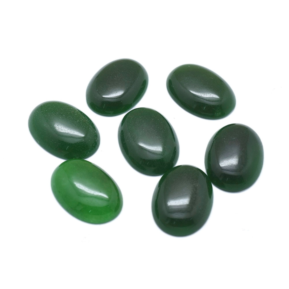Achát (farbený) kabošon 34.5x25x8mm, 1 ks