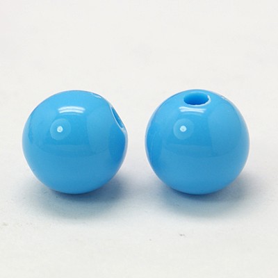 Plastové korálky 10mm, 50 ks